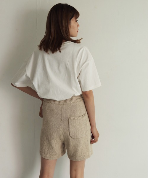 CLEIO（クレイオ）の「入荷なし【CLEIO】リネンニットショートパンツ（その他パンツ・レディース・ブラウン/キナリ・FREE）」の7枚目の写真