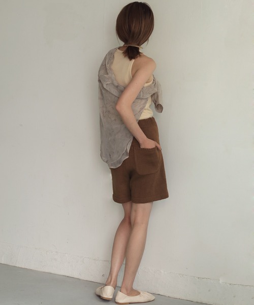 CLEIO（クレイオ）の「入荷なし【CLEIO】リネンニットショートパンツ（その他パンツ・レディース・ブラウン/キナリ・FREE）」の17枚目の写真