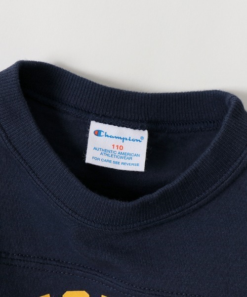 Champion（チャンピオン）の「【Champion/チャンピオン】キッズ キャンパス 3/4スリーブTシャツ（Tシャツ/カットソー・キッズ・ピンク/グレー/ネイビー/オフホワイト・110/130/100/120/140）」の16枚目の写真