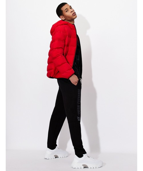 ARMANI EXCHANGE(アルマーニエクスチェンジ)の「【A|X アルマーニ エクスチェンジ】サイドロゴ トラックパンツ(スウェットパンツ・メンズ・ホワイト/ブラック・MEDIUM/SMALL/LARGE/X-LARGE/X-SMALL)」の3枚目の写真