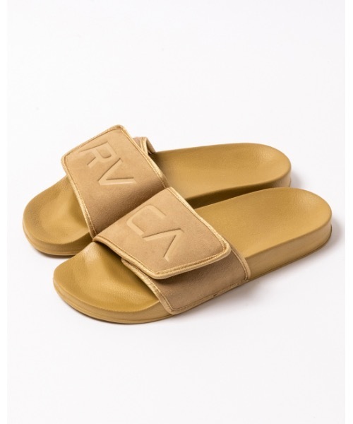 RVCA(ルーカ)の「RVCA レディース VELCRO SLIDER サンダル【2021年春夏モデル】/ルーカサンダル(シャワーサンダル)(サンダル・レディース・ブラック/グレー/ベージュ・6/5/7)」の3枚目の写真