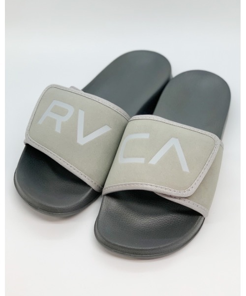 RVCA(ルーカ)の「RVCA レディース VELCRO SLIDER サンダル【2021年春夏モデル】/ルーカサンダル(シャワーサンダル)(サンダル・レディース・ブラック/グレー/ベージュ・6/5/7)」の2枚目の写真