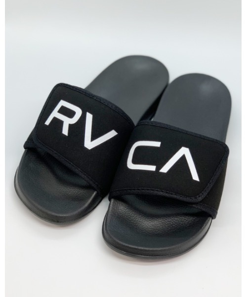RVCA(ルーカ)の「RVCA レディース VELCRO SLIDER サンダル【2021年春夏モデル】/ルーカサンダル(シャワーサンダル)(サンダル・レディース・ブラック/グレー/ベージュ・6/5/7)」の1枚目の写真