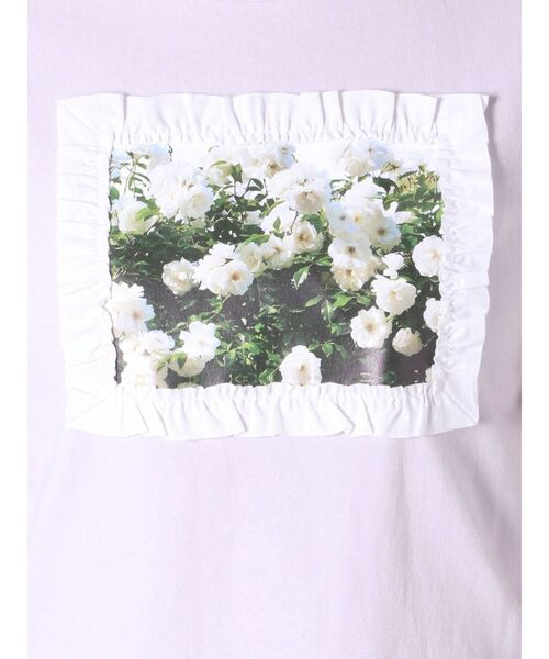 merry jenny（メリージェニー）の「flower garden Tee（Tシャツ/カットソー・レディース・ベージュ/オフホワイト/ラベンダー・FREE）」の9枚目の写真