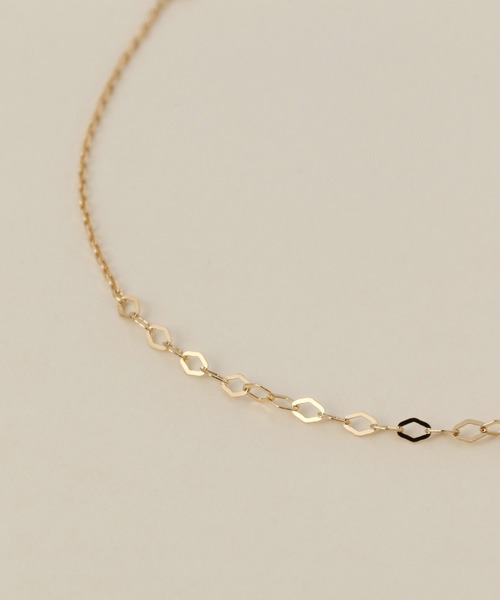 PAS TIERRA（パティエラ）の「【Ray】K18オーバルブレスレット（ブレスレット・レディース・イエローゴールド・FREE）」の4枚目の写真