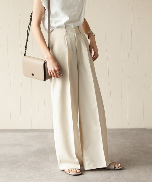 Chillfar（チルファー）の「イージーリラックススラックス（スラックス・レディース・ブラック/オレンジ/グリーン/アイボリー/マスタード/グレイッシュベージュ・FREE）」の7枚目の写真