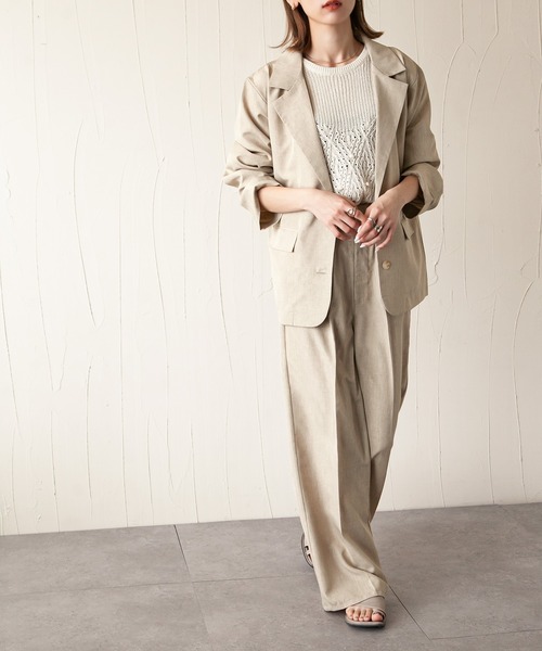 Chillfar（チルファー）の「イージーリラックススラックス（スラックス・レディース・ブラック/オレンジ/グリーン/アイボリー/マスタード/グレイッシュベージュ・FREE）」の21枚目の写真