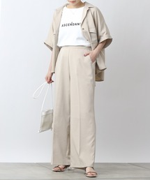 COLONY 2139 | テックリネンストレートロングパンツ(セットアップ可)(その他パンツ)