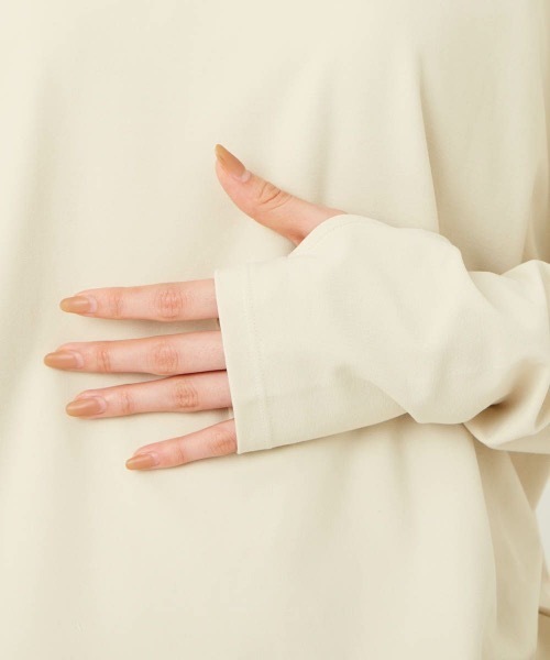 Ocean Pacific（オーシャンパシフィック）の「【OP / オーピー】レディース水陸両用UVウェア / 長袖（Tシャツ/カットソー・レディース・ホワイト/ブラック/ベージュ/ミント・MEDIUM/LARGE）」の12枚目の写真