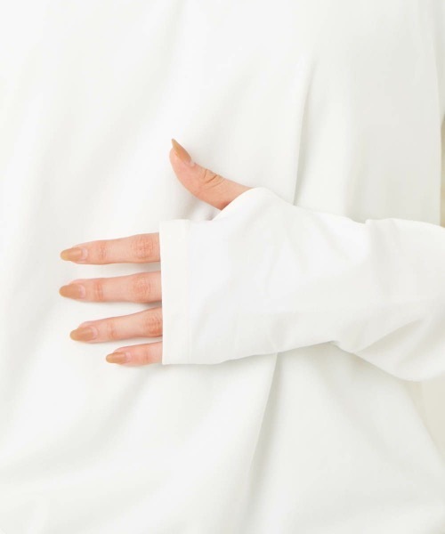 Ocean Pacific（オーシャンパシフィック）の「【OP / オーピー】レディース水陸両用UVウェア / 長袖（Tシャツ/カットソー・レディース・ホワイト/ブラック/ベージュ/ミント・MEDIUM/LARGE）」の8枚目の写真