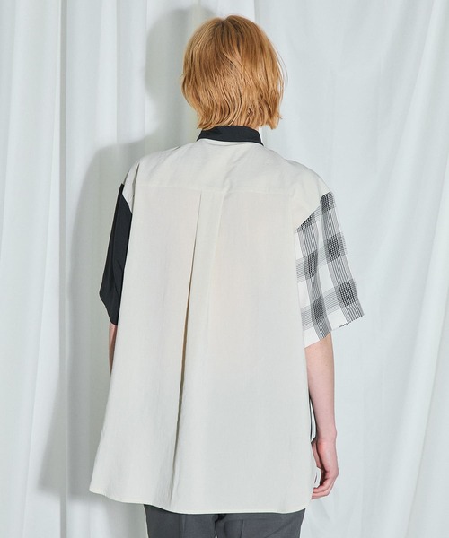 UNITED TOKYO（ユナイテッドトウキョウ）の「コンビチェックシャツ（シャツ/ブラウス・メンズ・アイボリー/グレー・1/3/2）」の18枚目の写真