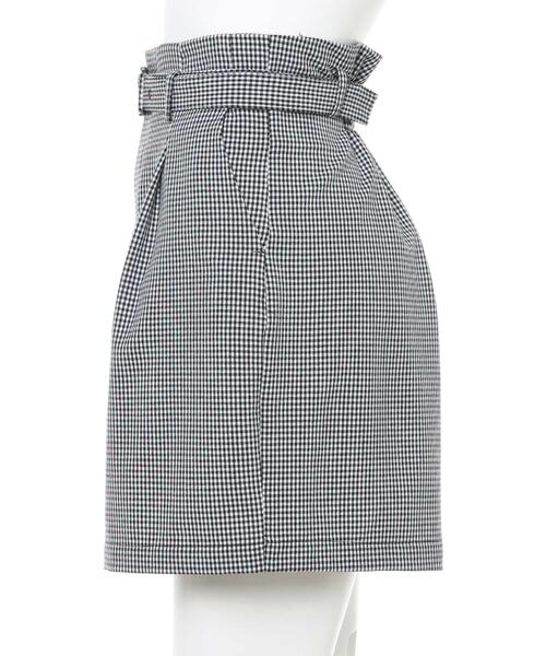 Allamanda（アラマンダ）の「共ベルトキュロット／パンツ（その他パンツ・レディース・ライトベージュ/ブラック系その他3/ライトカーキ/パープル系・M）」の6枚目の写真