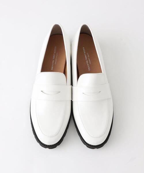 green label relaxing（グリーンレーベルリラクシング）の「ローファー レインシューズ（レインシューズ・レディース・ホワイト/ブラック・LL/M(23.5)/L(24.5)/S(23)）」の8枚目の写真