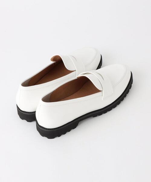 green label relaxing（グリーンレーベルリラクシング）の「ローファー レインシューズ（レインシューズ・レディース・ホワイト/ブラック・LL/M(23.5)/L(24.5)/S(23)）」の7枚目の写真