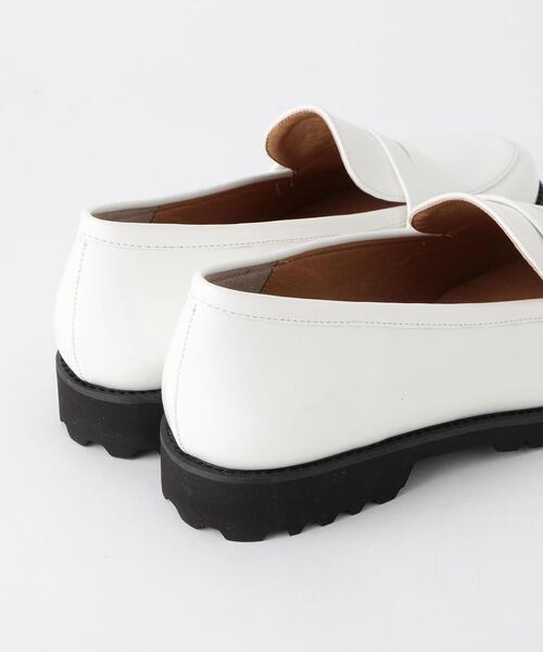 green label relaxing（グリーンレーベルリラクシング）の「ローファー レインシューズ（レインシューズ・レディース・ホワイト/ブラック・LL/M(23.5)/L(24.5)/S(23)）」の10枚目の写真