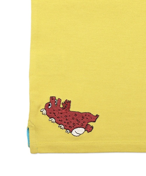 Design Tshirts Store graniph（デザイン　ティーシャツ　ストア　グラニフ）の「おもちょぼこ(クレヨンしんちゃん)｜コラボキッズポロシャツ（ポロシャツ・キッズ・イエロー・130/110/120/100/140）」の8枚目の写真