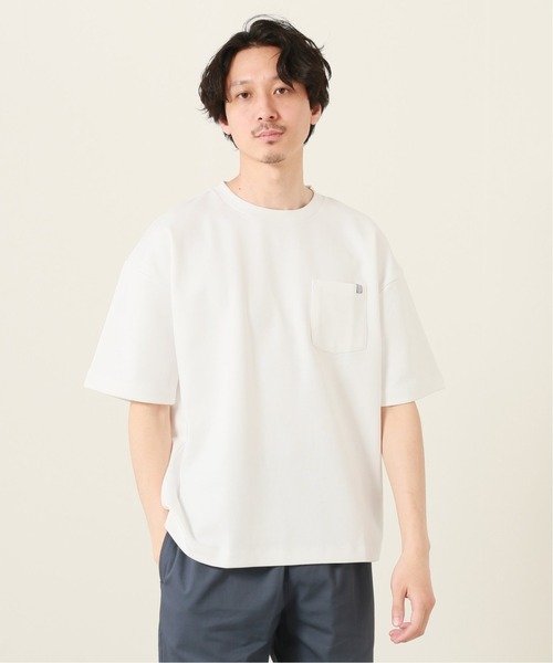 JOURNAL STANDARD relume(ジャーナルスタンダード レリューム)の「《追加》【Uni Ease by UNIVERSAL OVERALL】別注ポンチポケットTシャツ(Tシャツ/カットソー・メンズ・ホワイト/オリーブ/ライトブルー/ブラック・MEDIUM/LARGE)」の21枚目の写真