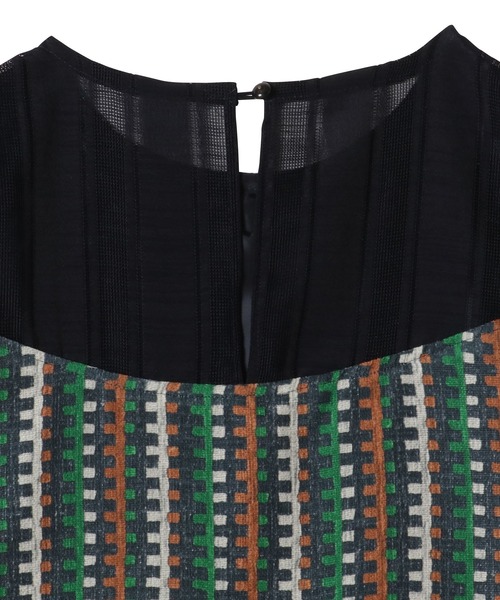 Valet ティティレートヴァレット のファッション プリント ワンピース ドレス シェニール プリント ワンピース ワンピース Titilate