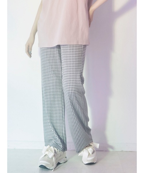 merry jenny（メリージェニー）の「チェックカットパンツ（その他パンツ・レディース・ブラック/ピンク/グリーン・FREE）」の22枚目の写真