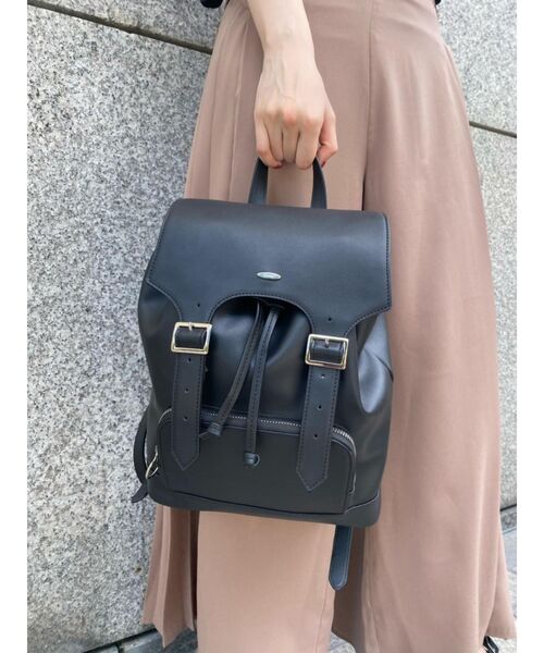 EATME（イートミー）の「ベルテッドリュック（バックパック/リュック・レディース・ブラック/クリーム・FREE）」の6枚目の写真