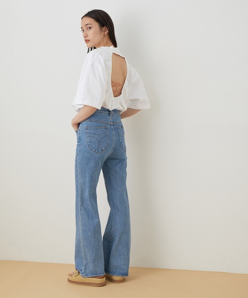 CAMBER（キャンバー）の「【CAMBER×VIOLETTE ROOM】バックオープンTEE（Tシャツ/カットソー・レディース・ホワイト/ブラック・FREE）」の10枚目の写真