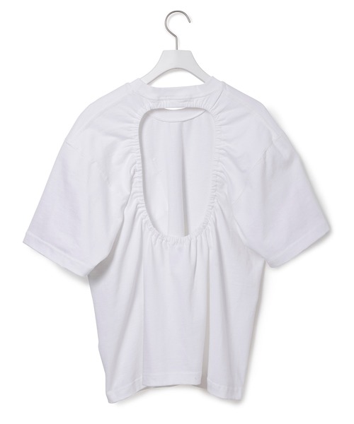 CAMBER（キャンバー）の「【CAMBER×VIOLETTE ROOM】バックオープンTEE（Tシャツ/カットソー・レディース・ホワイト/ブラック・FREE）」の9枚目の写真