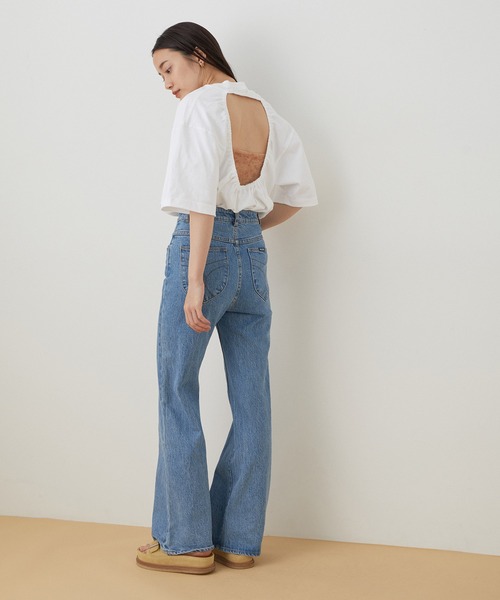 CAMBER（キャンバー）の「【CAMBER×VIOLETTE ROOM】バックオープンTEE（Tシャツ/カットソー・レディース・ホワイト/ブラック・FREE）」の18枚目の写真