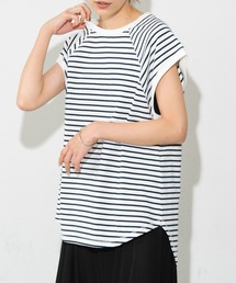 Auntie Rosa Holiday | ラグランスリーブボーダーT(Tシャツ/カットソー)