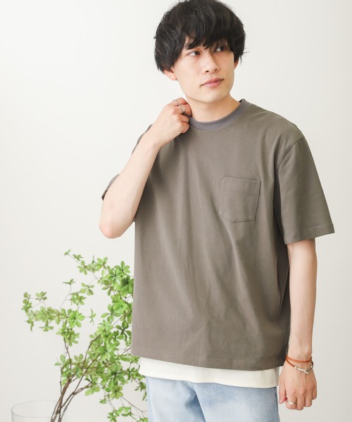 SENSE OF PLACE by URBAN RESEARCH(センスオブプレイスバイアーバンリサーチ)の「セットTシャツ(Tシャツ×タンクトップ)(Tシャツ/カットソー・メンズ・ブラック/グリーン系その他/チャコールグレー/ホワイト/オフホワイト/グリーン・MEDIUM/LARGE)」の21枚目の写真