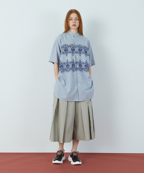 FRAPBOIS（フラボア）の「アコーディーズ パンツ（その他パンツ・レディース・ブラウン/グレイッシュベージュ・1）」の18枚目の写真