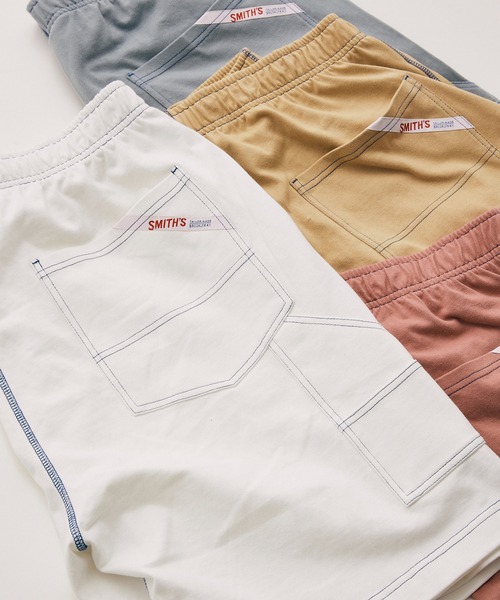 JOURNAL STANDARD relume（ジャーナルスタンダード　レリューム）の「【SMITH`S × relume / スミス】別注 STITCH ペインターショーツ（その他パンツ・メンズ・ブルー/ベージュ/ホワイト/ブラウン・MEDIUM/LARGE）」の2枚目の写真