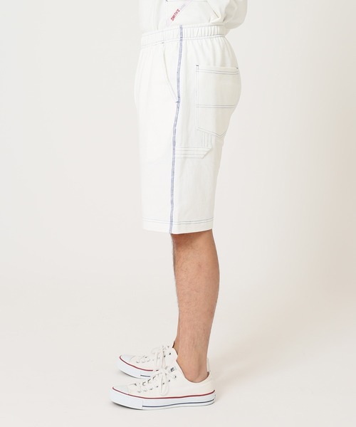 JOURNAL STANDARD relume（ジャーナルスタンダード　レリューム）の「【SMITH`S × relume / スミス】別注 STITCH ペインターショーツ（その他パンツ・メンズ・ブルー/ベージュ/ホワイト/ブラウン・MEDIUM/LARGE）」の18枚目の写真