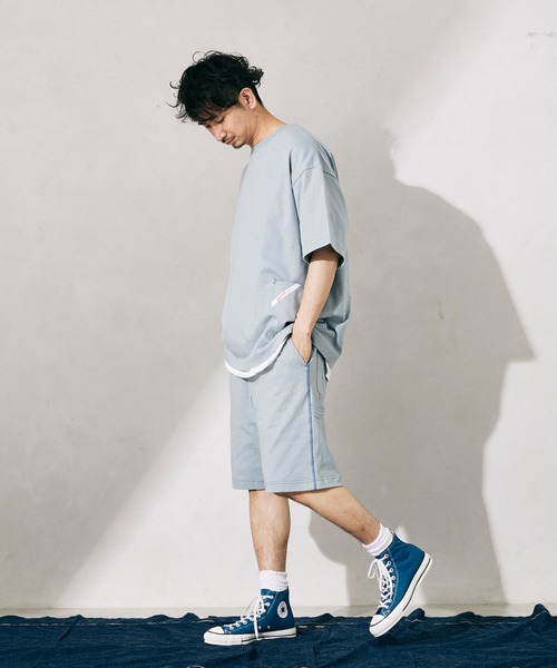 JOURNAL STANDARD relume（ジャーナルスタンダード　レリューム）の「【SMITH`S × relume / スミス】別注 STITCH ペインターショーツ（その他パンツ・メンズ・ブルー/ベージュ/ホワイト/ブラウン・MEDIUM/LARGE）」の21枚目の写真