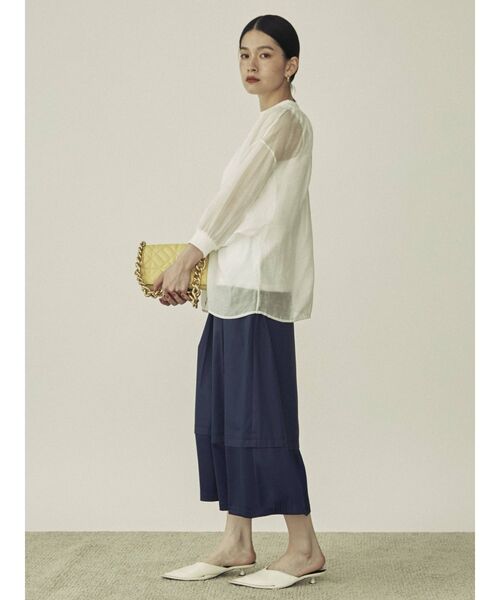 COTORICA（コトリカ）の「ハイウエストワンドパンツ（その他パンツ・レディース・ネイビー/ブラウン・FREE）」の21枚目の写真