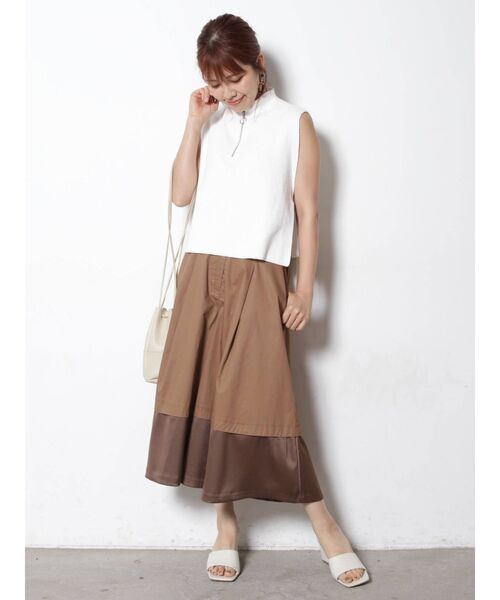 COTORICA（コトリカ）の「ハイウエストワンドパンツ（その他パンツ・レディース・ネイビー/ブラウン・FREE）」の20枚目の写真