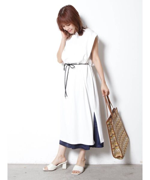 COTORICA（コトリカ）の「ハイウエストワンドパンツ（その他パンツ・レディース・ネイビー/ブラウン・FREE）」の17枚目の写真