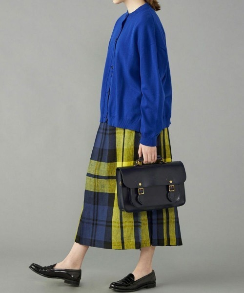 GLENROYAL（グレンロイヤル）の「【GLENROYAL/グレンロイヤル】SATCHEL BAG 13INCH DET STRAP/ブライドルレザー サッチェルバッグ（ショルダーバッグ・レディース・ボルドー/ブラウン系その他/ネイビー/ブラック/ダークブラウン・13inch/00）」の14枚目の写真