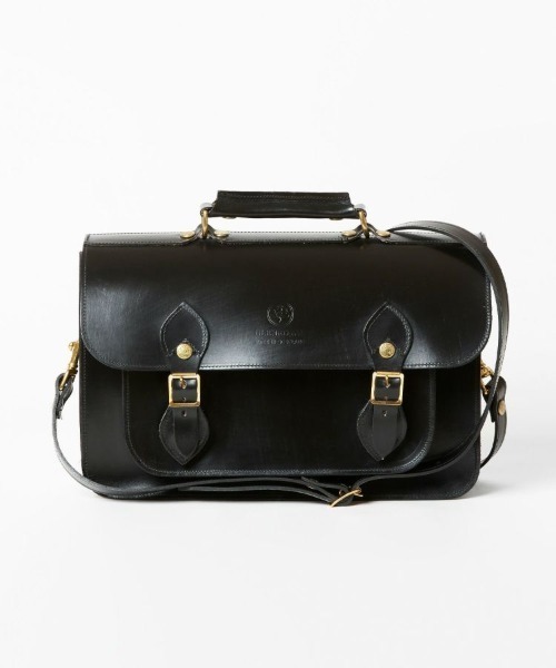 GLENROYAL（グレンロイヤル）の「【GLENROYAL/グレンロイヤル】SATCHEL BAG 13INCH DET STRAP/ブライドルレザー サッチェルバッグ（ショルダーバッグ・レディース・ボルドー/ブラウン系その他/ネイビー/ブラック/ダークブラウン・13inch/00）」の18枚目の写真