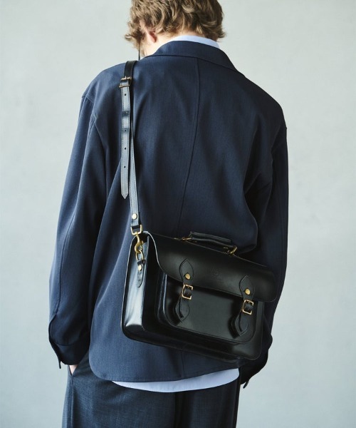 GLENROYAL（グレンロイヤル）の「【GLENROYAL/グレンロイヤル】サッチェルバッグ（13インチ）（ショルダーバッグ・レディース・ボルドー/ブラウン系その他/ネイビー/ブラック/ダークブラウン・13inch/00）」の8枚目の写真