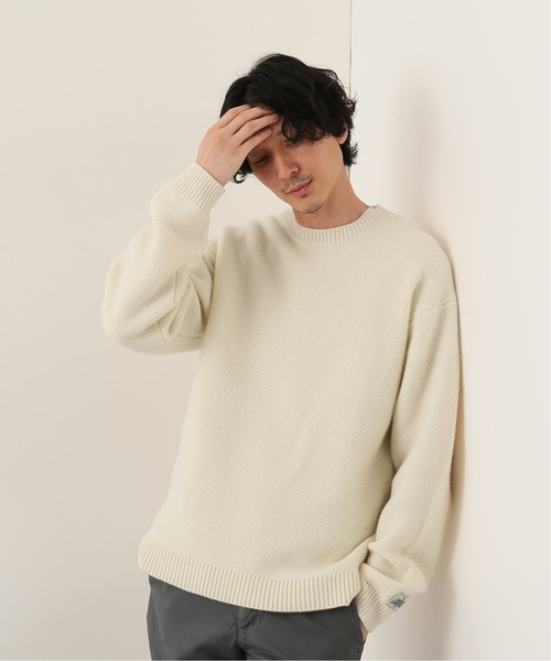 JOURNAL STANDARD relume（ジャーナルスタンダード　レリューム）の「HAMILTON W100% GATER クルーネックニット[ユニセックス対応]（ニット/セーター・メンズ・ブラック/ブラウン/グレー/ナチュラル/グリーン/カーキ・MEDIUM/LARGE）」の16枚目の写真