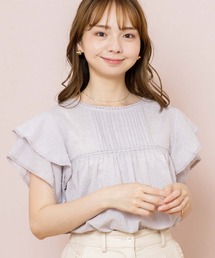 flower | ピンタックフレアブラウス(シャツ/ブラウス)