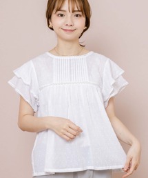 flower | ピンタックフレアブラウス(シャツ/ブラウス)