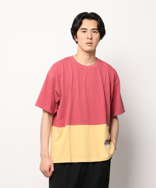 BEAVER（ビーバー）の「GERRY COSBY/ジェリーコスビー　2TONE TUBE SS TEE　Tシャツ（Tシャツ/カットソー・メンズ・ホワイト/オリーブ/カーキ/イエロー/その他/ワイン・MEDIUM）」の5枚目の写真