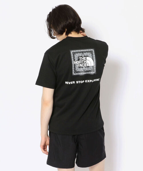 THE NORTH FACE（ザノースフェイス）の「THE NORTH FACE(ザ・ノースフェイス)　S/S Bandana Square Logo Tee ショートスリーブバンダナスクエアーロゴティー（Tシャツ/カットソー・メンズ・ホワイト/ブラック/インディゴブルー/オフホワイト/グレー・LARGE/X-LARGE/MEDIUM）」の19枚目の写真