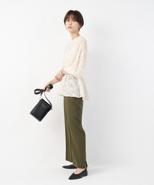 un dix cors(アンディコール)の「ROKOTA(ロコタ) ギャザーフラットシューズ(スリッポン・レディース・ブラック・24.5/23.5)」の11枚目の写真