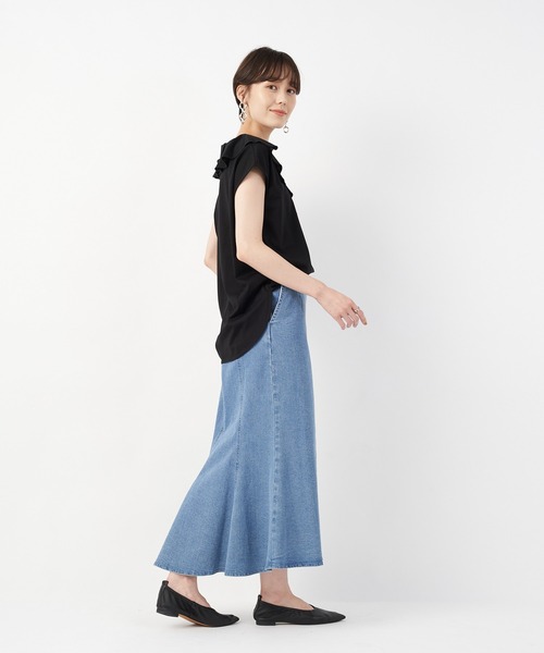 un dix cors(アンディコール)の「ROKOTA(ロコタ) ギャザーフラットシューズ(スリッポン・レディース・ブラック・24.5/23.5)」の12枚目の写真