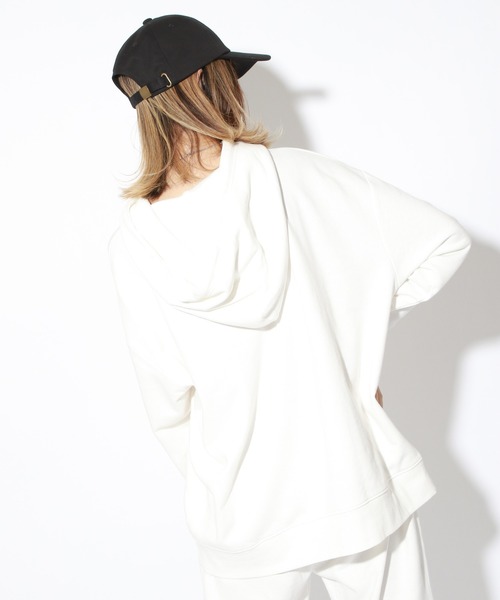 PBLIM（ページボーイリム）の「【PAGEBOYLIM】ロゴシシュウパーカー（Tシャツ/カットソー・レディース・ブラック/オフホワイト・MEDIUM/LARGE）」の8枚目の写真