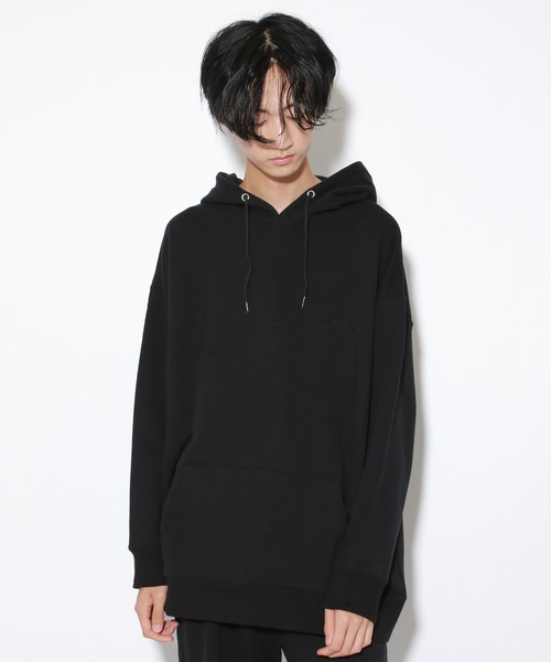 PBLIM（ページボーイリム）の「【PAGEBOYLIM】ロゴシシュウパーカー（Tシャツ/カットソー・レディース・ブラック/オフホワイト・MEDIUM/LARGE）」の9枚目の写真