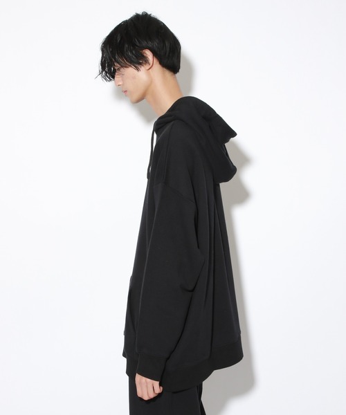 PBLIM（ページボーイリム）の「【PAGEBOYLIM】ロゴシシュウパーカー（Tシャツ/カットソー・レディース・ブラック/オフホワイト・MEDIUM/LARGE）」の4枚目の写真