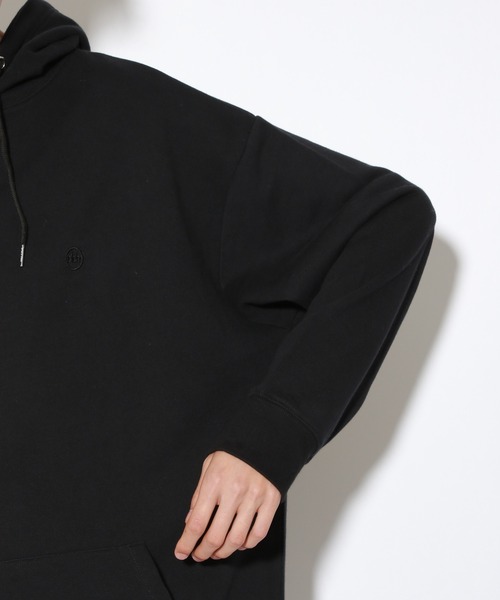 PBLIM（ページボーイリム）の「【PAGEBOYLIM】ロゴシシュウパーカー（Tシャツ/カットソー・レディース・ブラック/オフホワイト・MEDIUM/LARGE）」の10枚目の写真